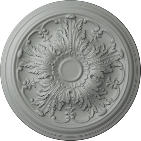 Ekena Millwork Damon Ceiling Medallion (Fits Canopies up to 3 3/8"), 20"OD x 1 1/2"P, Primed White CM20DA